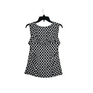 White House Black Market Black & White Sleeveless